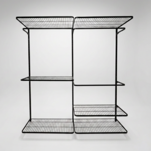 Closet Arejado Modular Completo – Ferro Preto